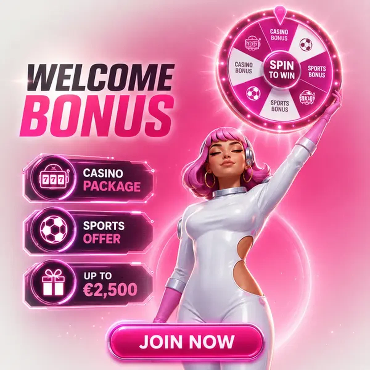 Player joins Premium Products Your Audience Will Convert On affiliate program with glowing prize wheel