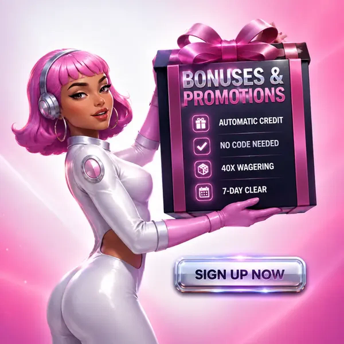The Dice Navigator presenting Spinwinera bonus gift with welcome rewards glowing